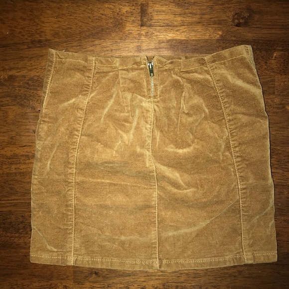 Ships Today!  Brandy Melville Suede Bodycon Skirt - Picture 5 of 8